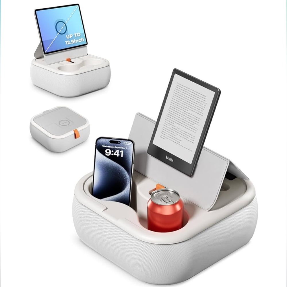 Viozon Magnetic Tablet Pillow Stand + Cup Holder